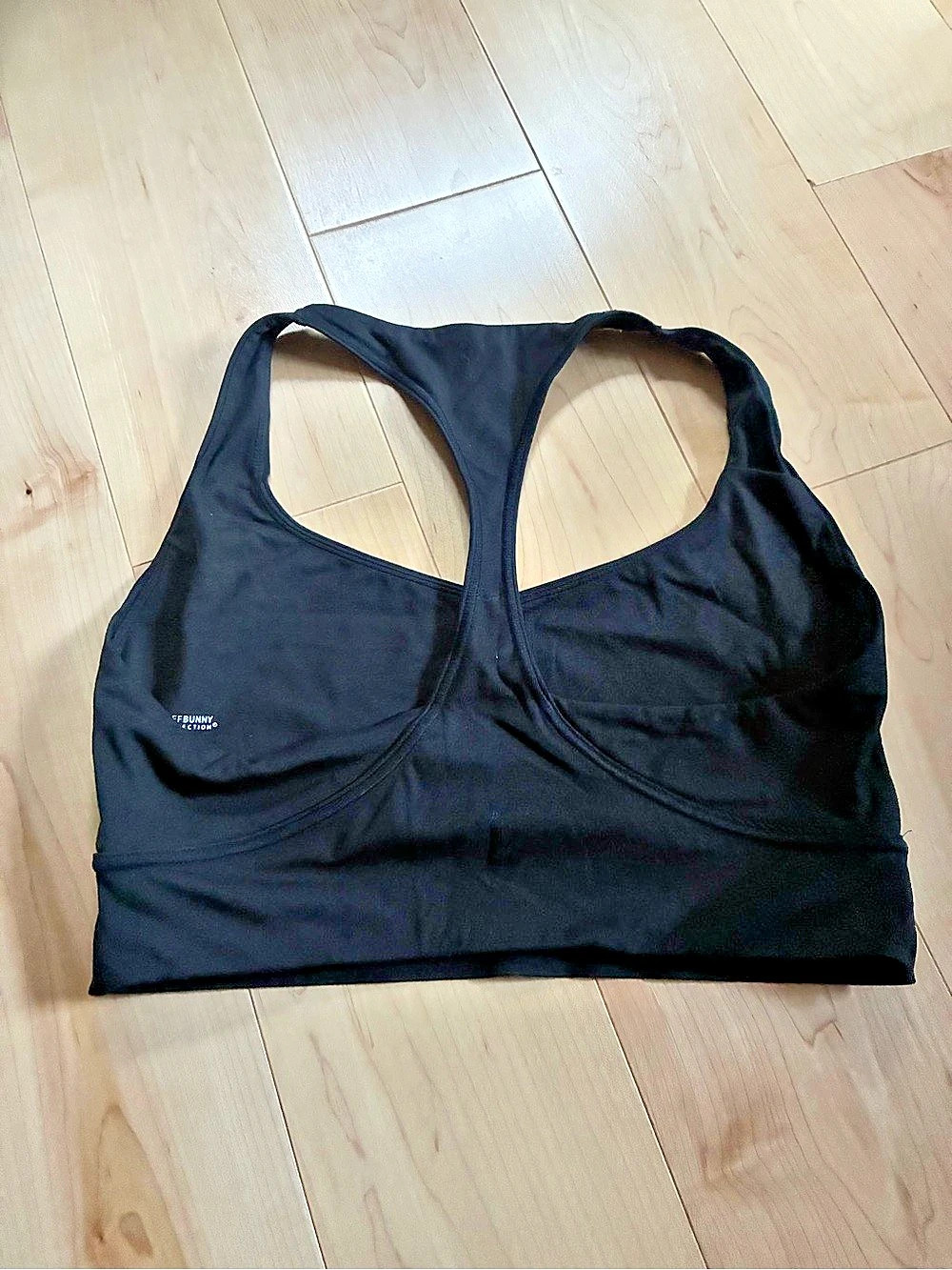 BuffBunny Collection Black Sports Bra Large Like New